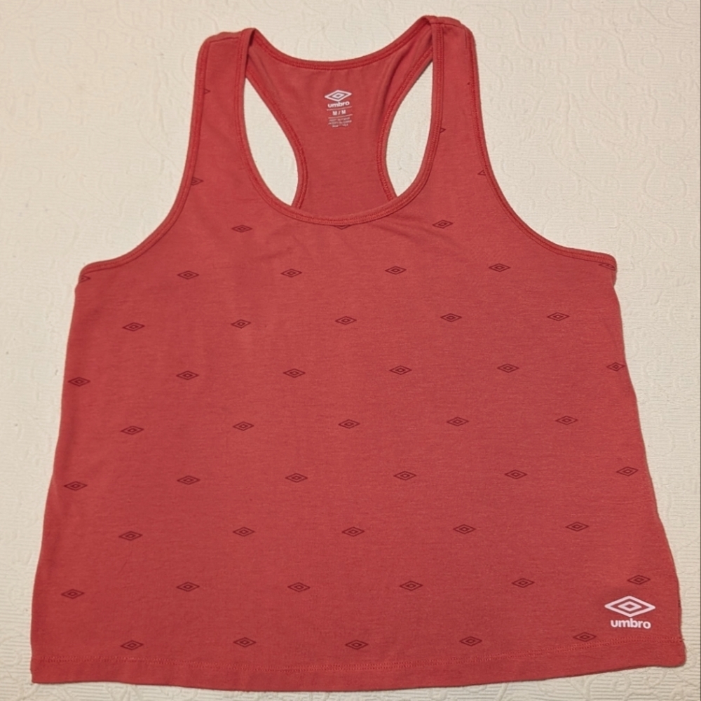 Umbro Women's MD Dark Coral Tank Top